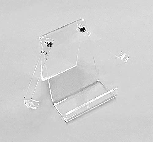 Clearco حامل حامل عرض المروحة الشفاف لمراوح اليد العتيقة القابلة للطي (صغير) - Image 1